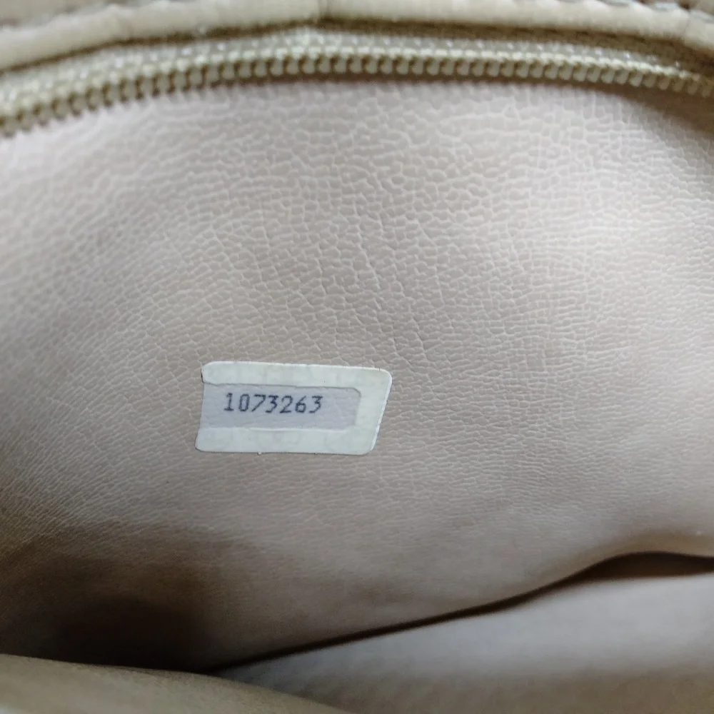 Chanel Beige Lamb Skin Bag